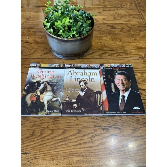 DK Biography: George Washington, Lincoln, Reagan Photographic Story - Picture 1 of 8